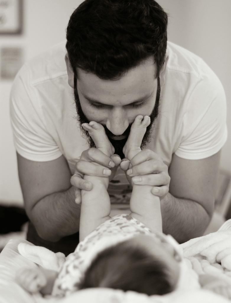 The non-birthing supportive partner of new parents may find it hard adjusting to the new family situation.